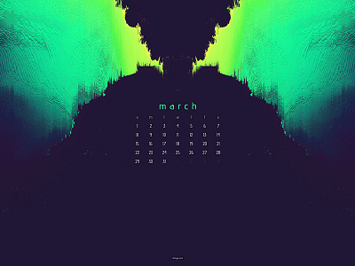 March 2020 4k abstract artwork calendar download wallpaper