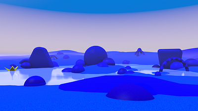 3d landscape 3d 3d art 3d modeling blue c4d cinema 4d cinema4d clean concept illustration isometric