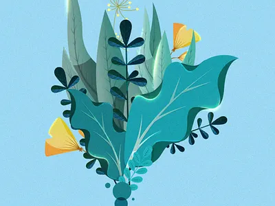 Nature III adobe illustrator adobe photoshop drawing illustration illustrator leaves natural nature vector