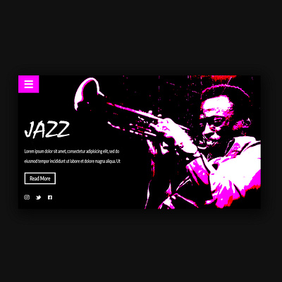 Trumpet design graphicdesign jazz festival uxdesign web webdesign