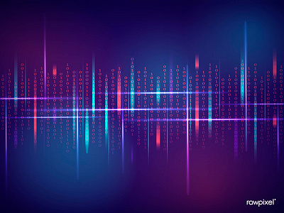 Stream of binary code design vector background binary binary code branding code coding computer concept design illustration logo stream tech technological technology