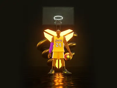 mamba forever basketball c4d kobebryant mamba