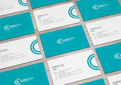 Clickstaff Name Card branding design namecard