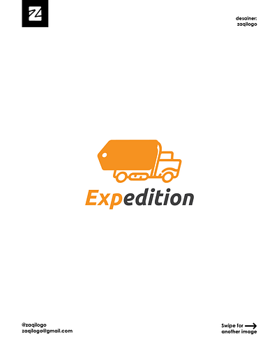 Exp Edition Logo delivery design exp exp edition logo graphic design logo logo truk logos logotype mobil simple logo vector