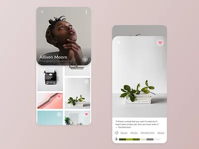 Minimal User Profile app apple dailyui design ios minimal minimalism photography profile simple social ui user profile ux
