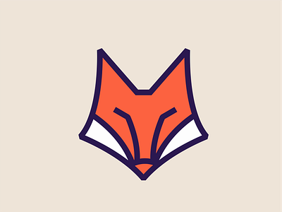 fox logo branding fox lineart logo monoline