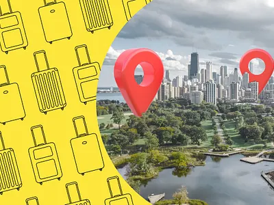 Travel Blog Graphic 3d branding icon illustration web