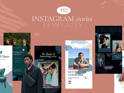 Violin 2.0 Social Media Kit article blog color facebook fashion instagram lifestyle magazine model social media stories story storytelling template web