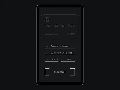 #DailyUI 002 credit card checkout form 002 checkout credit card dailyui design designingforclients digital ui userinterface ux website