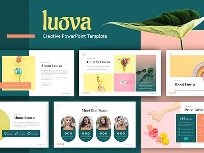 Luova - Creative and Multipurpose Presentation Template business creative presentation powerpoint powerpoint template presentation design presentation layout presentation template