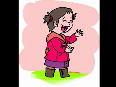 Little girl design designer digitalillustration digitalimage doodle doodleart drawing illustration illustrator