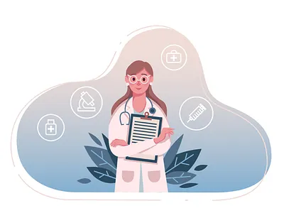 Doctor illustration doctor illustration medical medicine medicine icons vector art