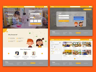 Daycare Booking App booking booking app daycare graphic design ui design ux design web app web app design web apps