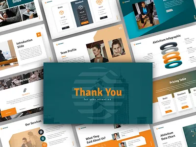 Aktivatum - Business and Multipurpose Presentation Template business creative presentation pitch deck powerpoint powerpoint template presentation design presentation layout presentation template ui