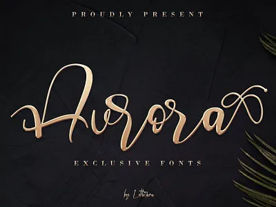 Aurora Free Calligraphy Font design font free font free fonts freebie freebies typeface typefaces typogaphy typography