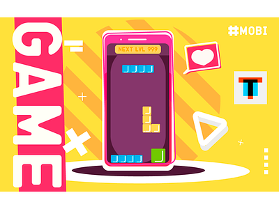 Game phone apps icons art cartoon cartoon illustration colors design game heart icons illustration phone vector