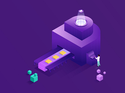 Isometric illustration abstract city cityscape illustraion illustration illustrator isometric landscape vector