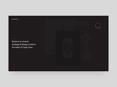 Parsons Website design interaction design makereign typography ui web webgl