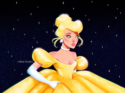 "Cinderella" art artist artwork cartoon character design cinderella digital art digital illustration draw drawing fairytale girl girl illustration illustration illustrator photoshop wacom