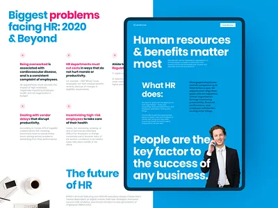 Healthcare medical startup blue bold branding clean design grid healthcare hr human layout medical people startup typography ui ux web design website work