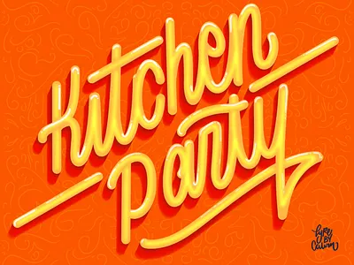 Kitchen Party applepencil art artspotlight communityovercompetition creative design digitalart goodtype goodvibesonly handlettering inspiration ipadlettering ipadpro likeforlike love motivation myteam picoftheday procreate typebycalvin