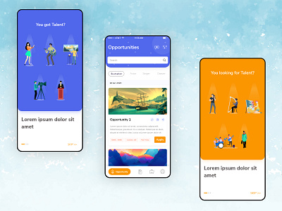 Job Portal app app design branding ui ui design user experience user interface ux uxdesign visual design