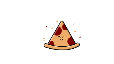 Pizza cartoon design designs flat illustration illustration art illustrator pizza vector