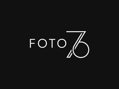 FOTO 76 Logo Design 6 7 76 cinematographer elegant freelance identity logo logo design logotype mark minimal monogram number photo photographer portrait subtle symbol wedding