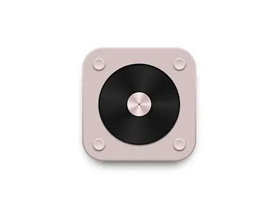 Turntable Cool Icon 3d icon app design disk dj flat icon icon icon design icon set icons icons pack iconset iconsets music turntable ui