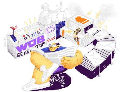 Letters of journalists to the supreme authority 2020 character design color drawing goverment illustration journalism machine person photoshop political vector work