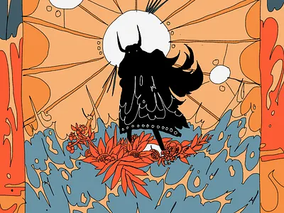 funeral digital art illustration photoshop