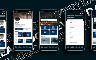 Readbooks UI book book app business education education app ui ui design uiux web web design