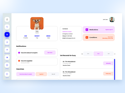 Pet app app design medicine pet pet care pets rescuers tablet tablet app ui ui elements uidesign ux vet veterinarian