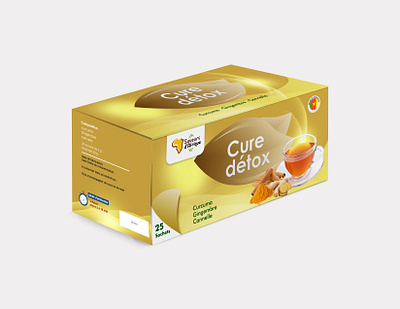 Cure détox packaging branding design graphicdesign label labeldesign logo logodesign packaging packaging design packaging mockup packagingdesign