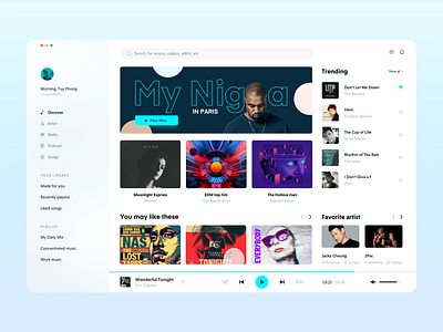 Music app exploration