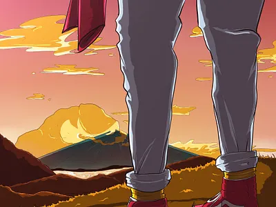 Hey, Dribbble! brand character design concept art drawing illustration procreate shoes vans