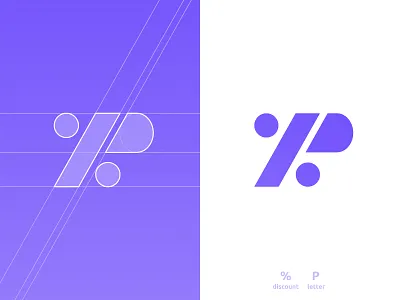 PC Bancard - Logo Grid brand brand identity branding clever design discount card flat icon grid layout identity identity designer illustration lettermark logo logo design logomark logotype designer negative space p letter smart mark typography