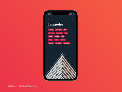 Daily UI #099 - Categories 099 aveiro categories category page daily ui 099 dailyui dailyui 099 dailyui099 dailyuichallenge elvas freelancer graphic designer minimalism minimalist mobile ui tag tags ui design ui designer ui ux