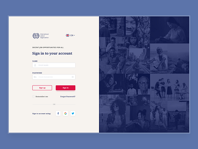 Sign in page for job search service account form job search landing login page login screen sign in signup