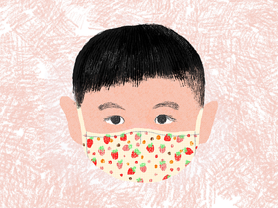 Get fancy during Covid-19 boy corona covid19 drawing illustration kid mask virus