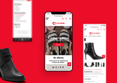 Calazatodo design ecommerce shoes shop ui uidesign web webdesign website