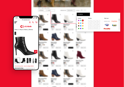 Calzatodo landingpage shoes ui design web web design website website design