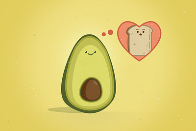 Avocado Toast evil illustration millennial