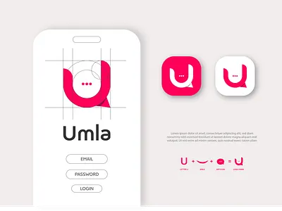U Social App app branding icon illustration logo ui ux vector web website