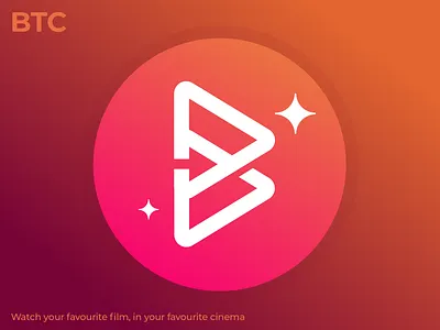 BTC app brand identity branding design flat icon logo logomark typography vector