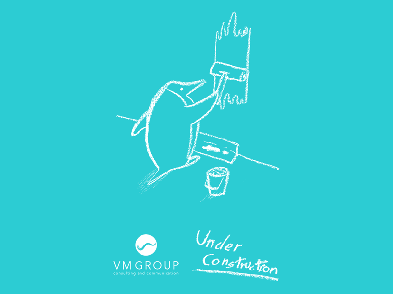 Penguin Under Construnction animation branding design hand drawn illustration minimal penguin under construction web website