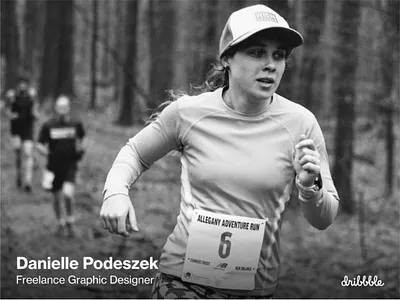 Dribbble Blog Post! badge badge design buffalo freelancing logo retro sports sports design thick lines trail running ultramarathon vintage