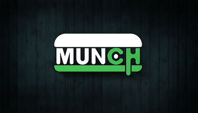 Munch Restaurant logo burger fastfood food truck foods hotdog illustration junk food logo logo design restaurant logo vector