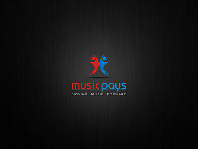 Music pays Logo Design clean creative illustration logo music