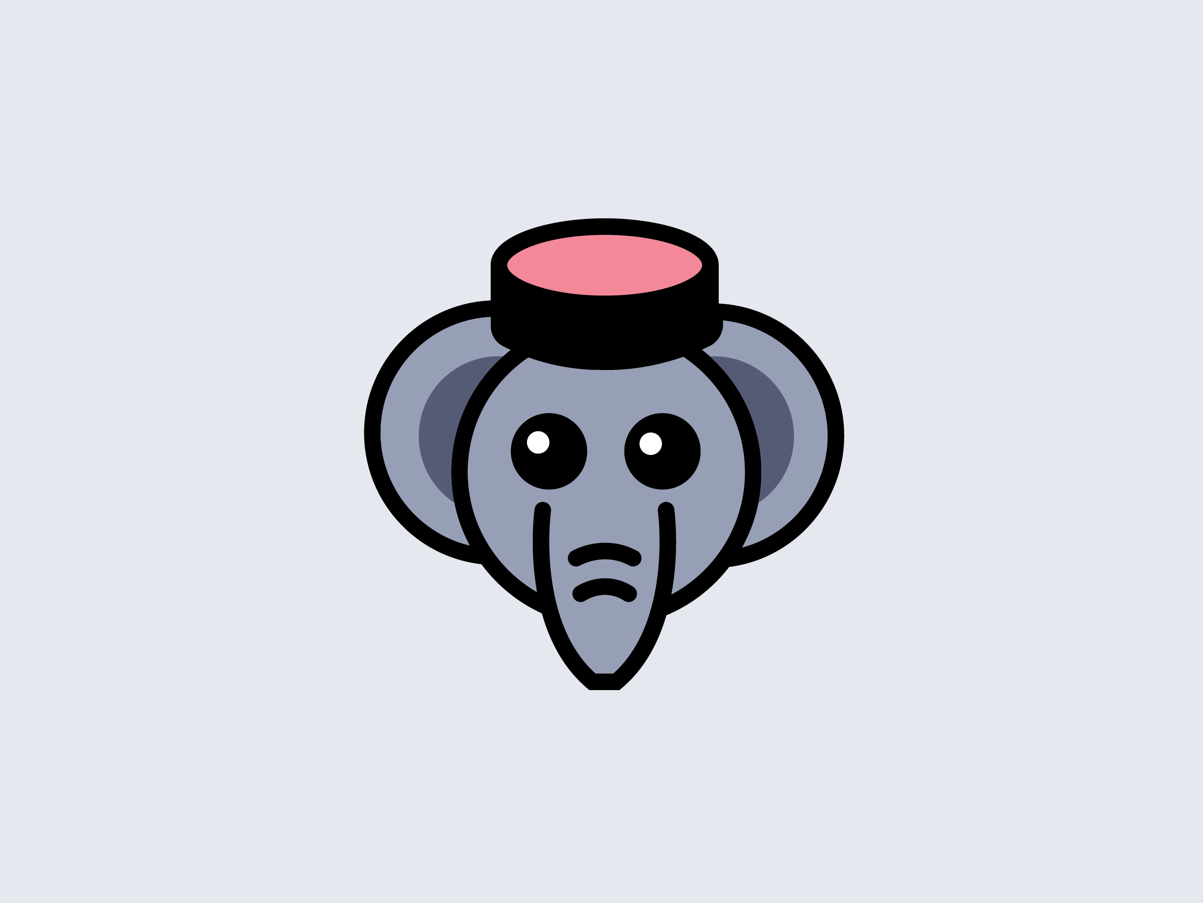 Cute Elephant Cartoon branding cartoon cartoon character cute animal elephant friendly mascot graphic design icon identity illustration logo mascot